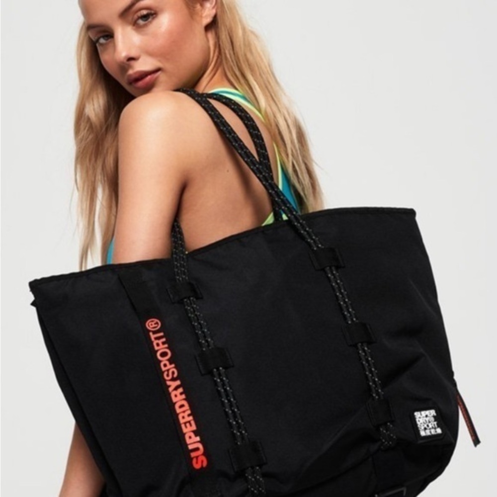 SuperDry tote carry on yoga bag.